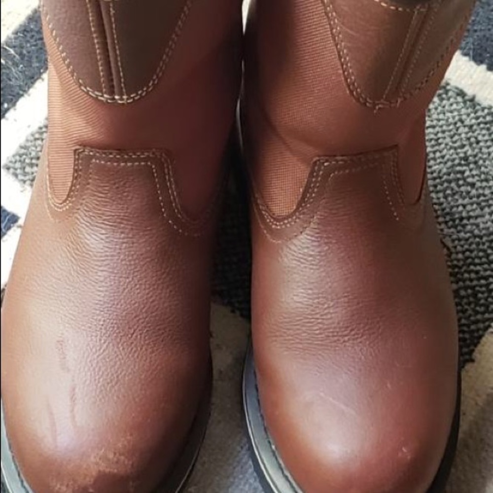 Men steel toe boots